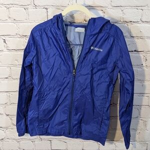 Columbia blue windbreaker